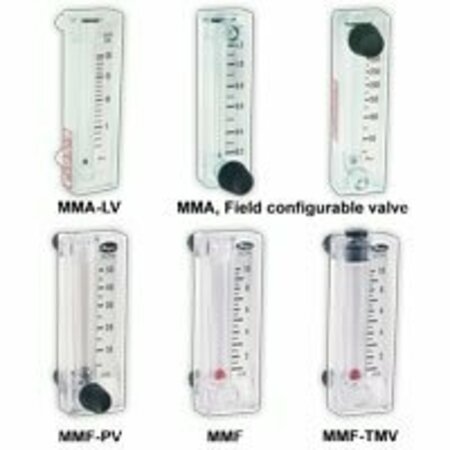 DWYER INSTRUMENTS Mini Flowmeter, 110 Scfh Air MMF-10-TMV